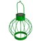 Northlight 6.5" Green Outdoor Hanging LED Solar Lantern with Handle